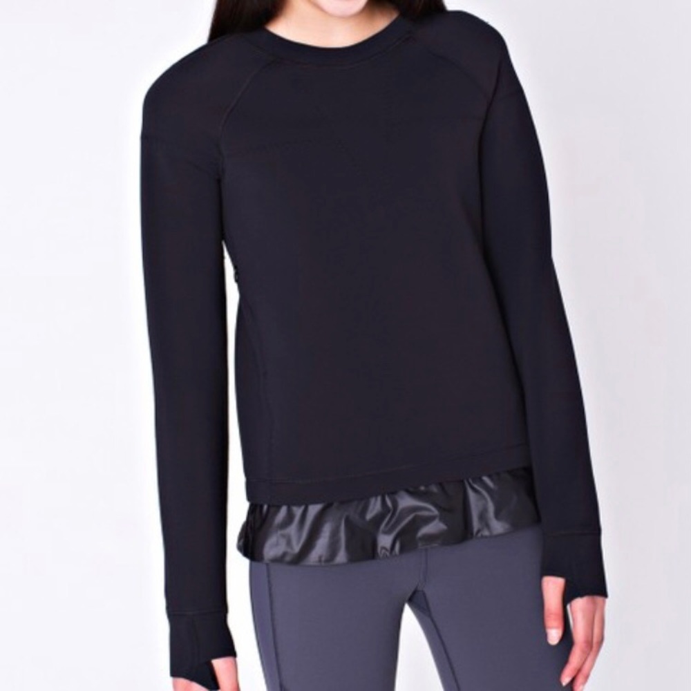 Ivivva Black Star Gazer Spacer Pullover size 14